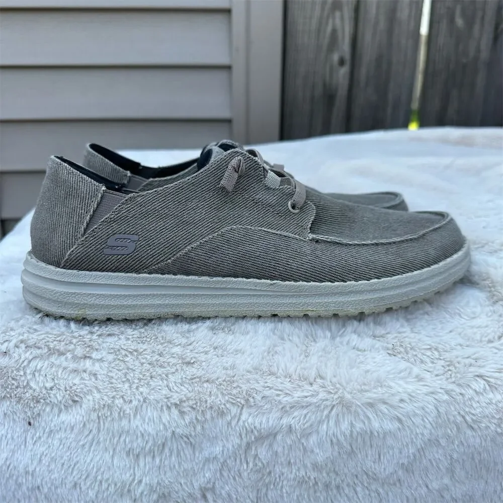 Skechers Men's Melson Volgo Brown Slip-On Casual Shoes Size 8.5 US